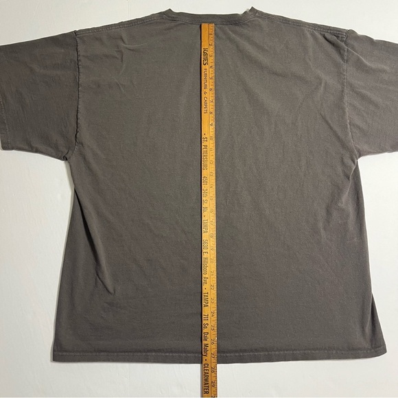 MMA Elite Shirt Mens 2XL Brown Eagle Skull Feather Graphic Tee Fighting Adult - Picture 5 of 5